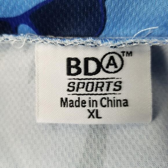 Toronto Blue Jays Shirt Mens XL Blue MLB Baseball Hawaiian Button Up Tropical - Picture 15 of 16